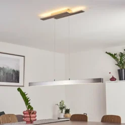 hofstein Suspension Tumbila LED Nickel mat, 1 lumière