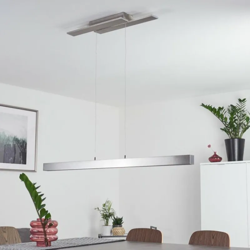 hofstein Suspension Tumbila LED Nickel mat, 1 lumière