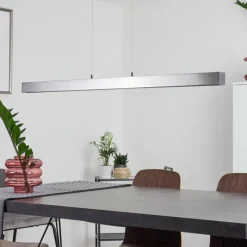 hofstein Suspension Tumbila LED Nickel mat, 1 lumière