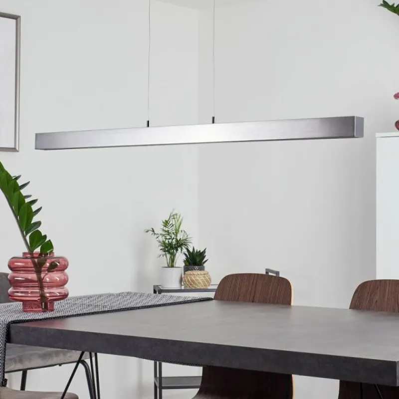 hofstein Suspension Tumbila LED Nickel mat, 1 lumière