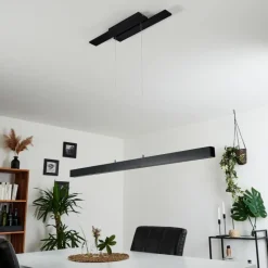 hofstein Suspension Tumbila LED Noir, 1 lumière