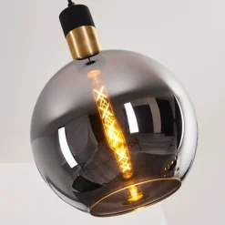 hofstein Suspension Tuvalu Noir, 1 lumière