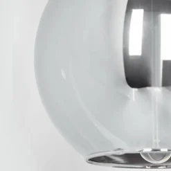 Suspension Verre Fumé-hofstein Suspension Tuvalu Noir, 1 lumière