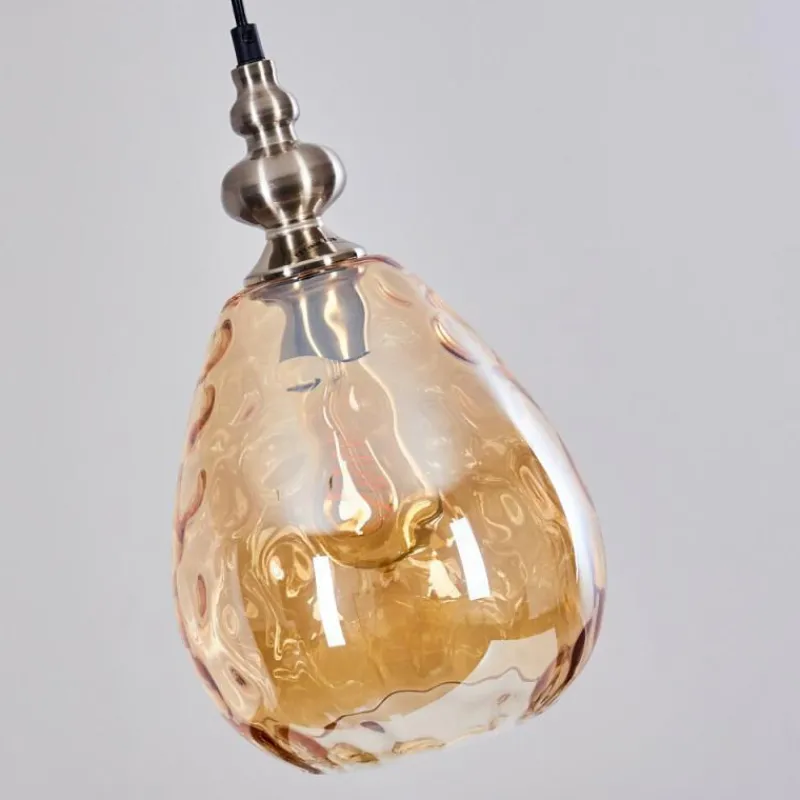 hofstein Suspension Uddebo Nickel mat, Noir, 1 lumière