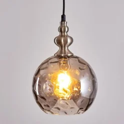 hofstein Suspension Uddebo Nickel mat, 1 lumière