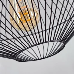 hofstein Suspension Unafo Noir, 1 lumière