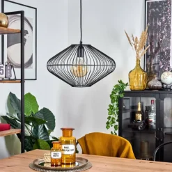 hofstein Suspension Unafo Noir, 1 lumière