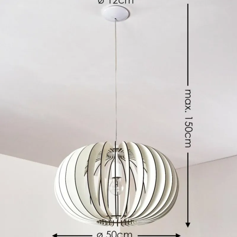 hofstein Suspension Valkom Blanc, 1 lumière* Suspensions