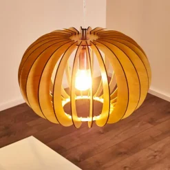 Lampes À Boules-hofstein Suspension Valkom Nickel mat, 1 lumière