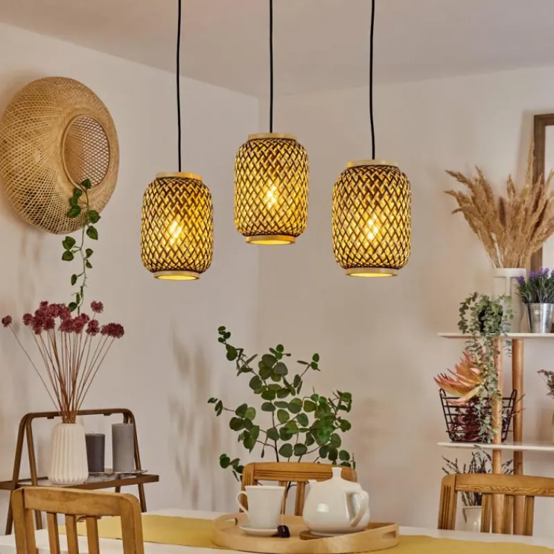 Luminaires Scandinaves-hofstein Suspension Venus Noir, 3 lumières