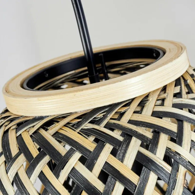 Luminaires Scandinaves-hofstein Suspension Venus Noir, 1 lumière