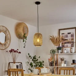 Luminaires Scandinaves-hofstein Suspension Venus Noir, 1 lumière