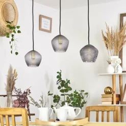 Luminaires Scandinaves-hofstein Suspension Vera Laiton, 3 lumières