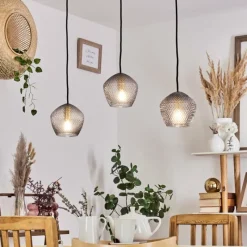 Luminaires Scandinaves-hofstein Suspension Vera Laiton, 3 lumières