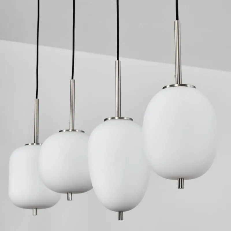 hofstein Suspension Verbania Blanc, 4 lumières