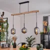 Luminaires Scandinaves-hofstein Suspension Verbania Écru, Noir, 3 lumières