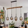 Luminaires Scandinaves-hofstein Suspension Verbania Écru, Noir, 4 lumières
