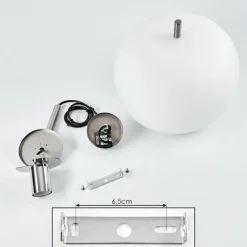 hofstein Suspension Verbania Nickel mat, 1 lumière