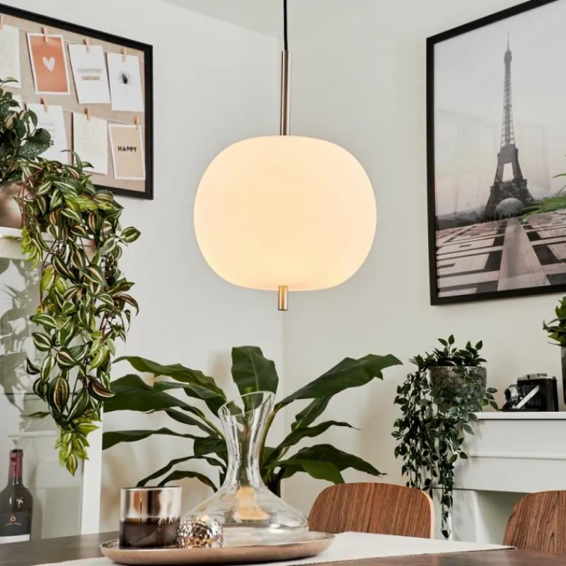 hofstein Suspension Verbania Nickel mat, 1 lumière