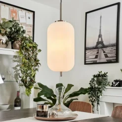 hofstein Suspension Verbania Nickel mat, 1 lumière