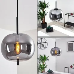 hofstein Suspension Verbania Noir, 1 lumière