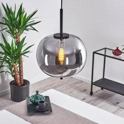 hofstein Suspension Verbania Noir, 1 lumière