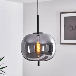 hofstein Suspension Verbania Noir, 1 lumière