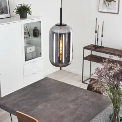 hofstein Suspension Verbania Noir, 1 lumière