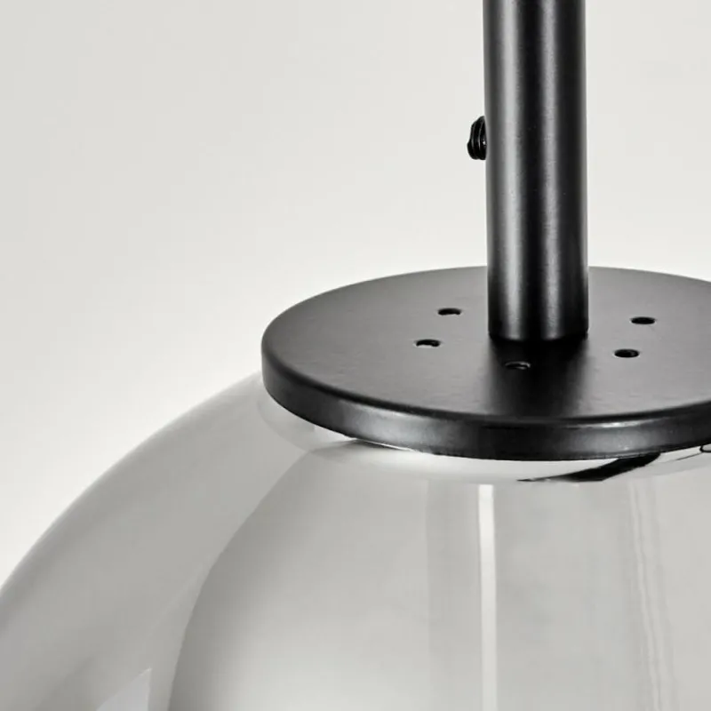 hofstein Suspension Verbania Noir, 6 lumières