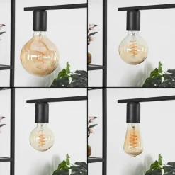 Lampes Industrielles-hofstein Suspension Verdoejo Noir, 7 lumières