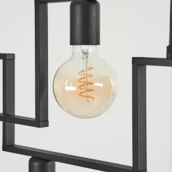 Lampes Industrielles-hofstein Suspension Verdoejo Noir, 7 lumières