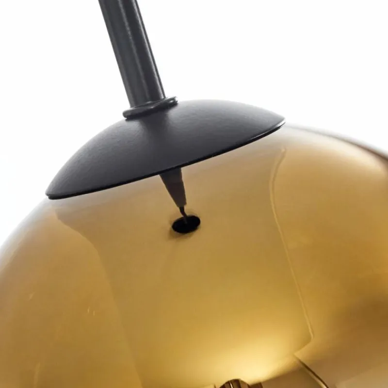 hofstein Suspension Verre 15 cm Koyoto Or, Clair, 1 lumière