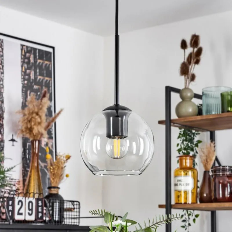 hofstein Suspension Verre 15 cm Koyoto Clair, 1 lumière