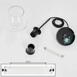 hofstein Suspension Verre 15 cm Koyoto Clair, 1 lumière