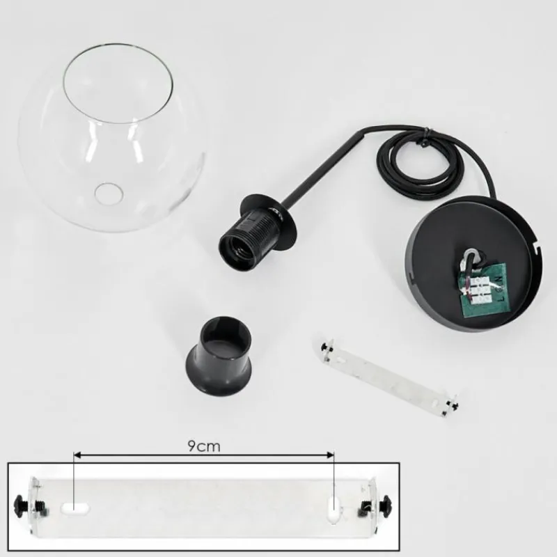 hofstein Suspension Verre 15 cm Koyoto Clair, 1 lumière