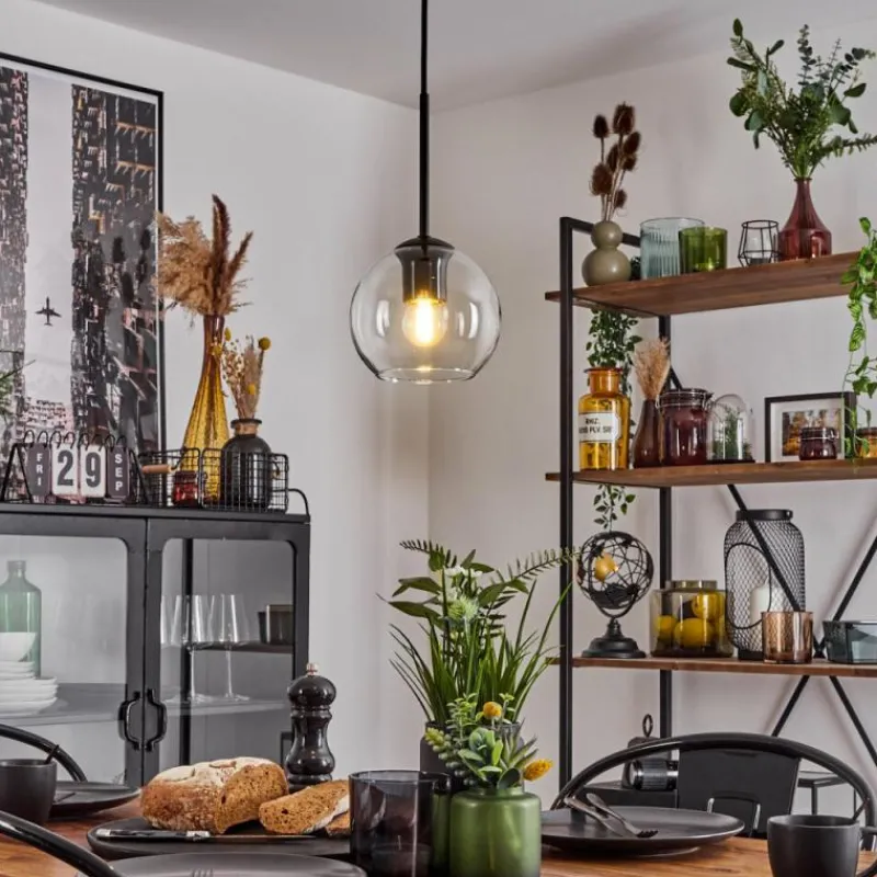 hofstein Suspension Verre 15 cm Koyoto Clair, 1 lumière