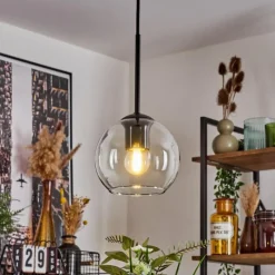 hofstein Suspension Verre 15 cm Koyoto Clair, 1 lumière