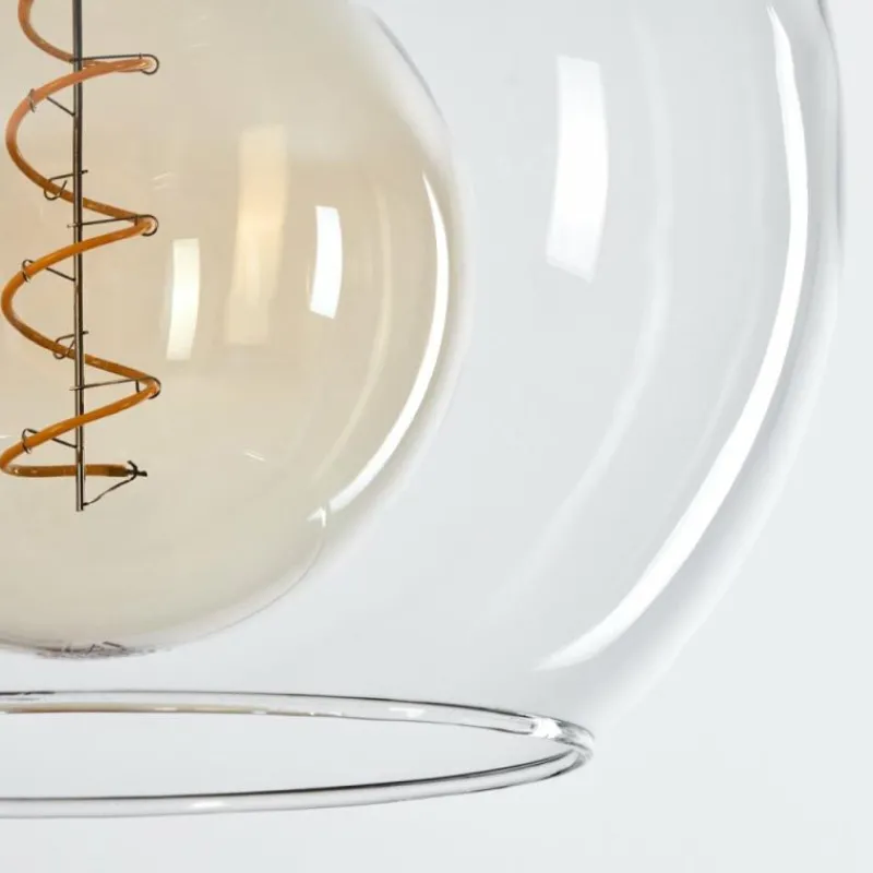 hofstein Suspension Verre 25 cm Koyoto Clair, 1 lumière