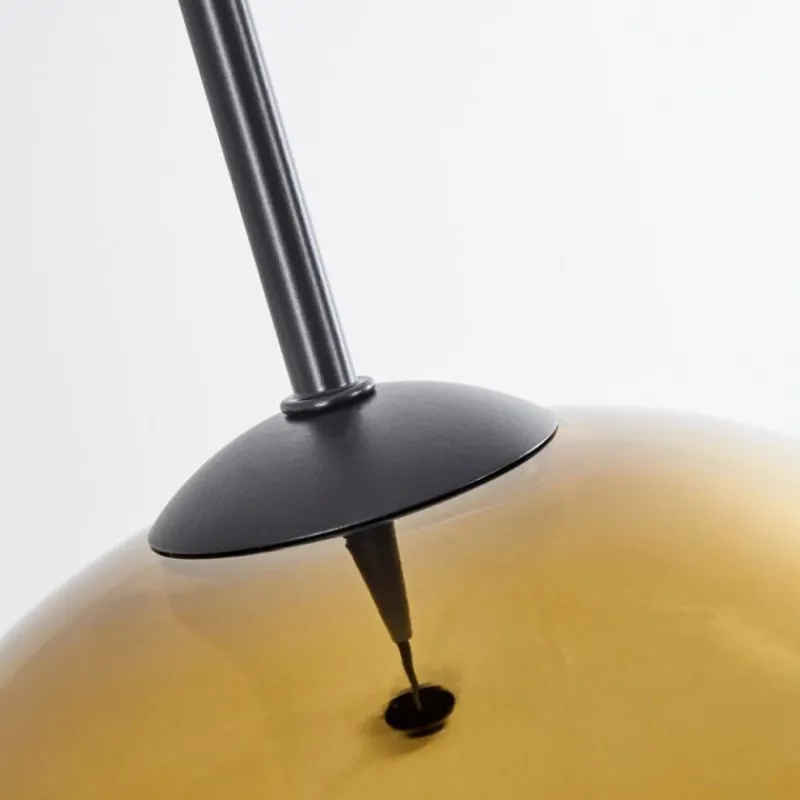 hofstein Suspension Verre 25 cm Koyoto Or, Clair, 1 lumière