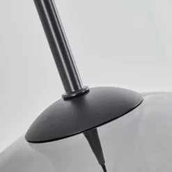 Suspension Verre Fumé-hofstein Suspension Verre 25 cm Koyoto Chrome, Clair, Fumé, 1 lumière