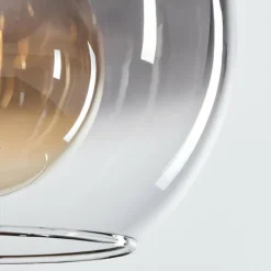 Suspension Verre Fumé-hofstein Suspension Verre 25 cm Koyoto Clair, Fumé, 1 lumière