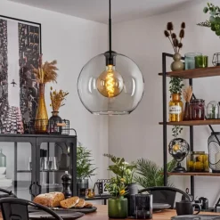 hofstein Suspension Verre 30 cm Koyoto Clair, 1 lumière