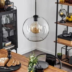 hofstein Suspension Verre 30 cm Koyoto Clair, 1 lumière