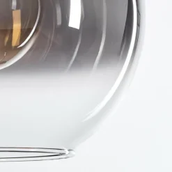 Suspension Verre Fumé-hofstein Suspension Verre 30 cm Koyoto Clair, Fumé, 1 lumière