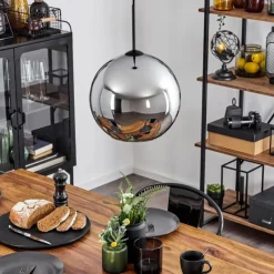 hofstein Suspension Verre 30 cm Koyoto Chrome, 1 lumière