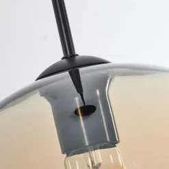 hofstein Suspension Verre 30 cm Koyoto Ambre, 1 lumière