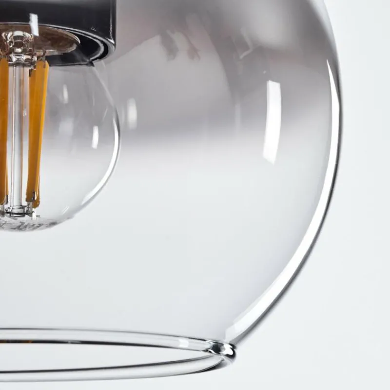 Suspension Verre Fumé-hofstein Suspension Verre 15 cm Koyoto Clair, Fumé, 1 lumière