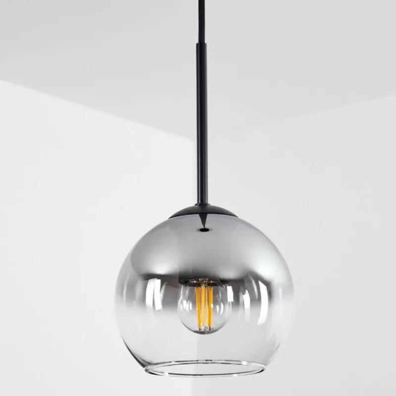 Suspension Verre Fumé-hofstein Suspension Verre 15 cm Koyoto Clair, Fumé, 1 lumière