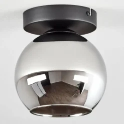 Suspension Verre Fumé-hofstein Suspension Verre 15 cm Koyoto Chrome, Fumé, 1 lumière