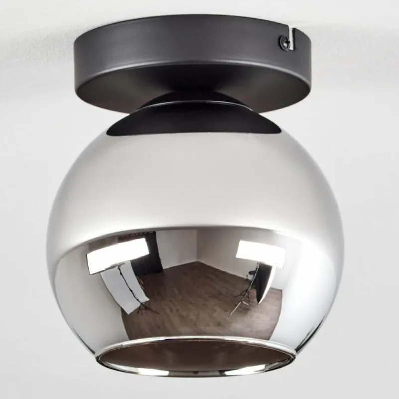 Suspension Verre Fumé-hofstein Suspension Verre 15 cm Koyoto Chrome, Fumé, 1 lumière